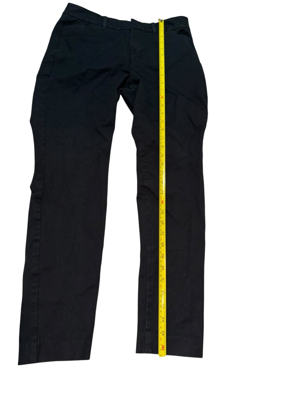 Old Navy Women’s Black High Rise Pixie Skinny Ankle Pants Size 12 - Picture 5 of 12